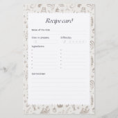 Papierblätter für Ihre Familie (Rückseite)