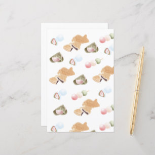 Papierblätter für japanische Wagashi-Muster