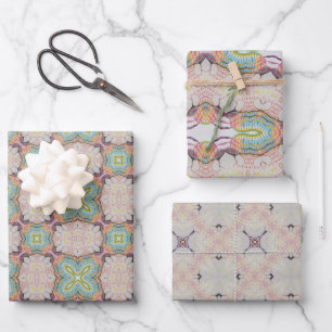 Papierblätter für kapilare Raupen 3 Geschenkpapier Set