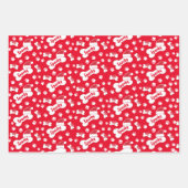 Papierblätter für kundenspezifische Dog-Knochen Geschenkpapier Set (Vorderseite 2)