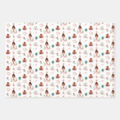 Papierblätter für Lehrer Geschenkpapier Set (Vorderseite)