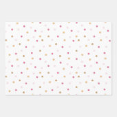 Papierblätter für Mädchen und Blume Geschenkpapier Set (Vorderseite 2)