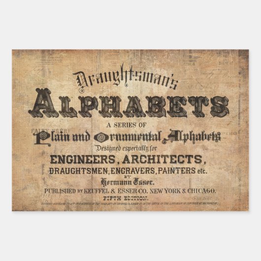 Papierblätter für Möbeldecoupte Geschenkpapier Set (Vorderseite 3)