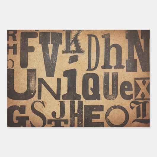 Papierblätter für Möbeldecoupte Geschenkpapier Set (Vorderseite 2)