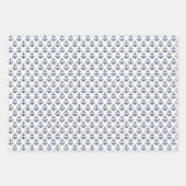 Papierblätter für Navy und White Anchors Geschenkpapier Set (Vorderseite 3)