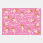 Papierblätter für Red Hair Ballerina Geschenkpapier Set (Vorderseite 2)