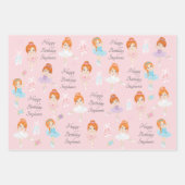 Papierblätter für Red Hair Ballerina Geschenkpapier Set (Vorderseite 2)
