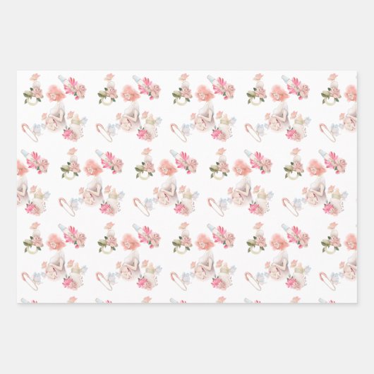 Papierblätter für Schwangerschaftsabbrüche Geschenkpapier Set (Vorderseite)