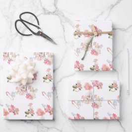 Papierblätter für Schwangerschaftsabbrüche Geschenkpapier Set