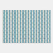 Papierblätter für weibliche Blüten und Streifen Geschenkpapier Set (Vorderseite 2)