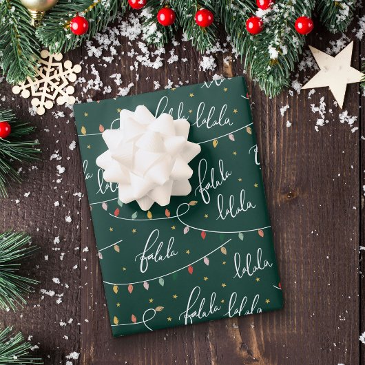 Papierblätter für Weihnachtsfeiertage Geschenkpapier Set