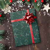 Papierblätter für Weihnachtsfeiertage Geschenkpapier Set