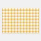 Papierblätter für Zitronen, Kariert, grüne Punkte Geschenkpapier Set (Vorderseite 2)