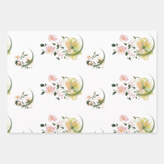 Papierblätter Geschenkpapier Set (Vorderseite 3)