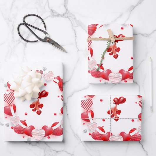 Papierblätter Geschenkpapier Set (Vorderseite)