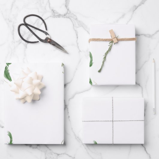 Papierblätter Geschenkpapier Set (Vorderseite)