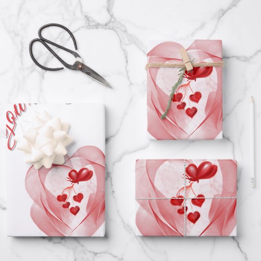 Papierblätter Geschenkpapier Set (Vorderseite)