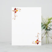 Papierblätter - Herbstweine (Stehend Vorderseite)