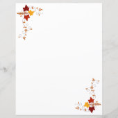 Papierblätter - Herbstweine (Vorderseite)