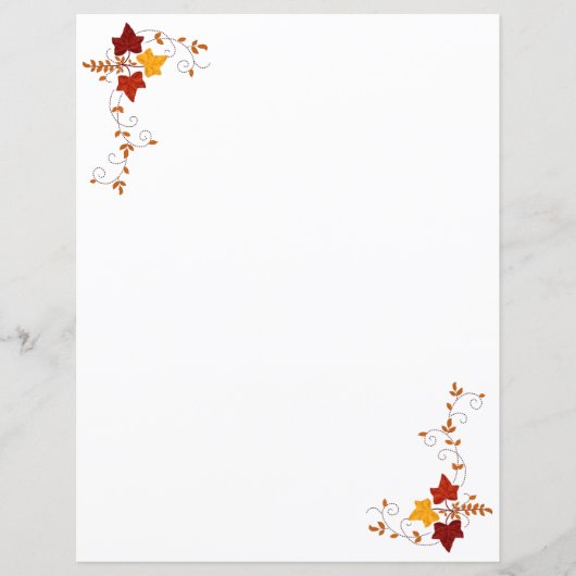 Papierblätter - Herbstweine (Vorderseite)