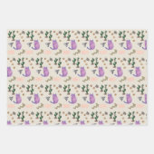 Papierblätter Katzenfisch Kakteen Meow Geschenkpapier Set (Vorderseite 2)