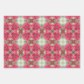 Papierblätter - modernes Weihnachtsdesign Geschenkpapier Set (Vorderseite 3)