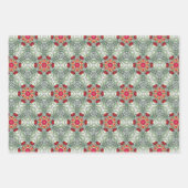 Papierblätter - modernes Weihnachtsdesign Geschenkpapier Set (Vorderseite 2)