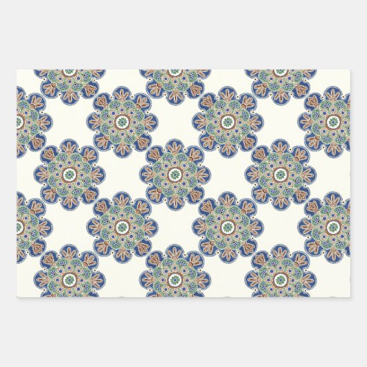 Papierblätter, Set von 3 Geschenkpapier Set (Vorderseite 3)