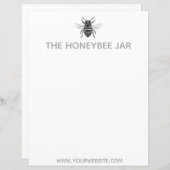 Papierblätter - The Honeybee Jar (Vorne/Hinten)