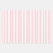 Papierblätter umhüllen Valentins rosa Herzen Geschenkpapier Set (Vorderseite 2)