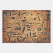 Papierblätter zum Dekodieren, Collage usw. Geschenkpapier Set (Vorderseite)