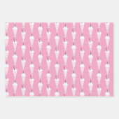 Papierblätter zum Geburtstag von 1950 - Retro Geschenkpapier Set (Vorderseite 2)