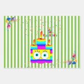 Papierblätter zum Geburtstag von St. Patrick Geschenkpapier Set (Vorderseite 2)