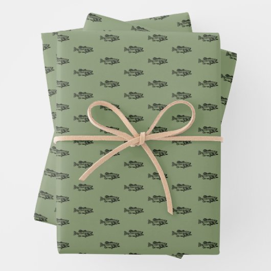 Papierblätter zum Thema Wrapping Geschenkpapier Set (Beispiel)