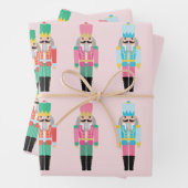 Papierblätter zum Wracken von Preppy Pink Geschenkpapier Set (Beispiel)