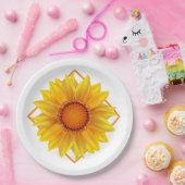 Papierblume Teller (Party)