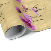 Papierblumen einwickeln geschenkpapier (Rolleneckpunkt)