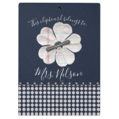 PapierblumenZwischenablage Klemmbrett (Rückseite)