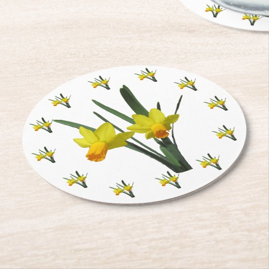 Papierblüten - Untersetzer (Angewinkelt)