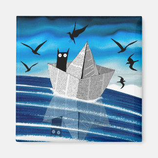 Papierboot Magnet