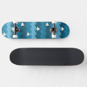 Papierboot-Muster Skateboard (Horizontal)