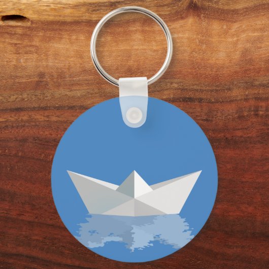 PAPIERBOOT SCHLÜSSELANHÄNGER (Vorderseite)