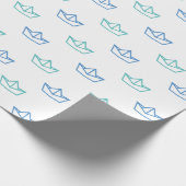 Papierboote Geschenkpapier (Ecke)
