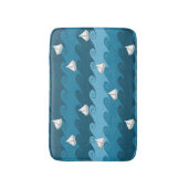 Papierbootmuster Badematte (Vorderseite Vertikal)