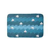 Papierbootmuster Badematte (Vorderseite)