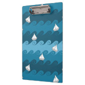 Papierboots-Muster Klemmbrett (Links)