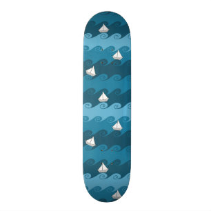 Papierboots-Muster Skateboard