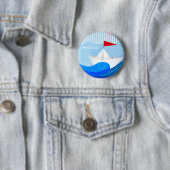 Papierbootsknopf Button (Beispiel)