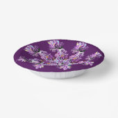 Papierbowle für lila Soul Pappteller (Gewinkelt)