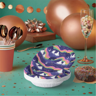 Papierbowle für Northern Lights Pappteller